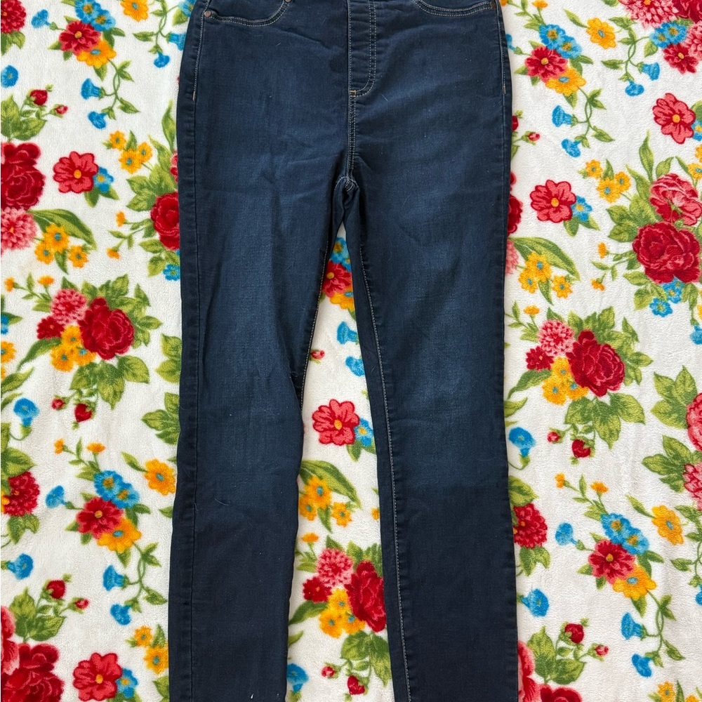 Simply Vera Vera Wang Dark Blue Skinny Jeans